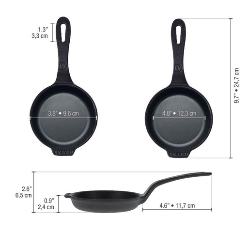 Victoria Cast Iron Mini Skillet 12CM - Bear Country Kitchen
