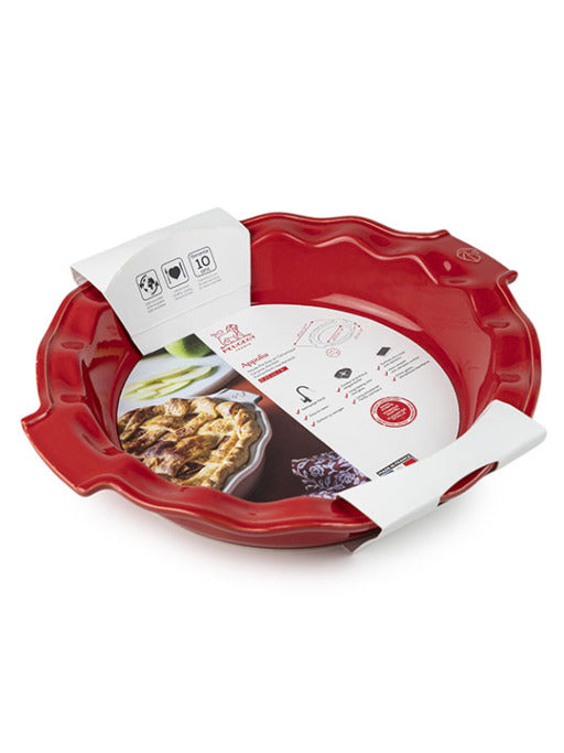 Peugeot Appolia 23cm Pie Dish Red