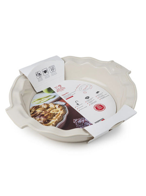 Peugeot Appolia 23cm Pie Dish Ecru