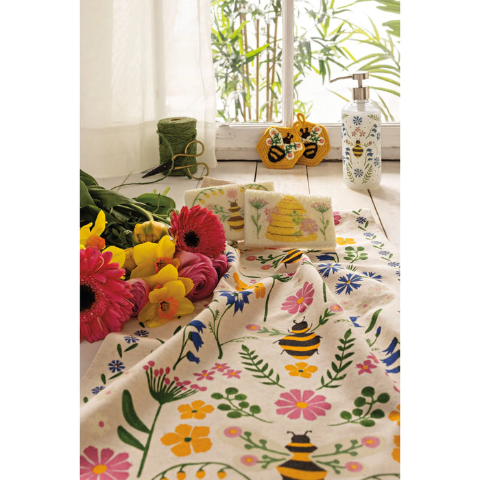 Danica Now Design Glass Soap Pump Bee Garden - Bear Country Kitchen