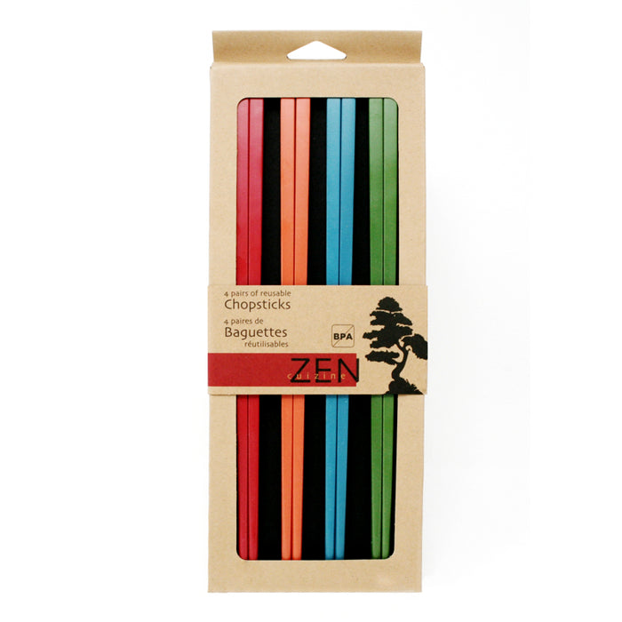 ZEN Cuizine Chopstick Pair Set Of 4 - Bear Country Kitchen