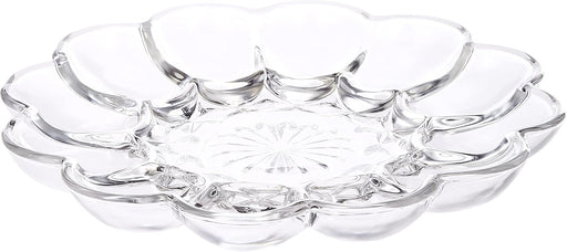 Anchor Hocking Glass Deviled Egg Plate - Bear Country Kitchen