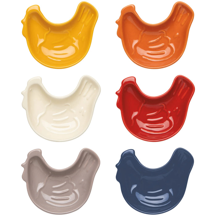 Danica Now Designs Shaped Pinch Bowls Set Of 6 Chickens - Bear Country Kitchen