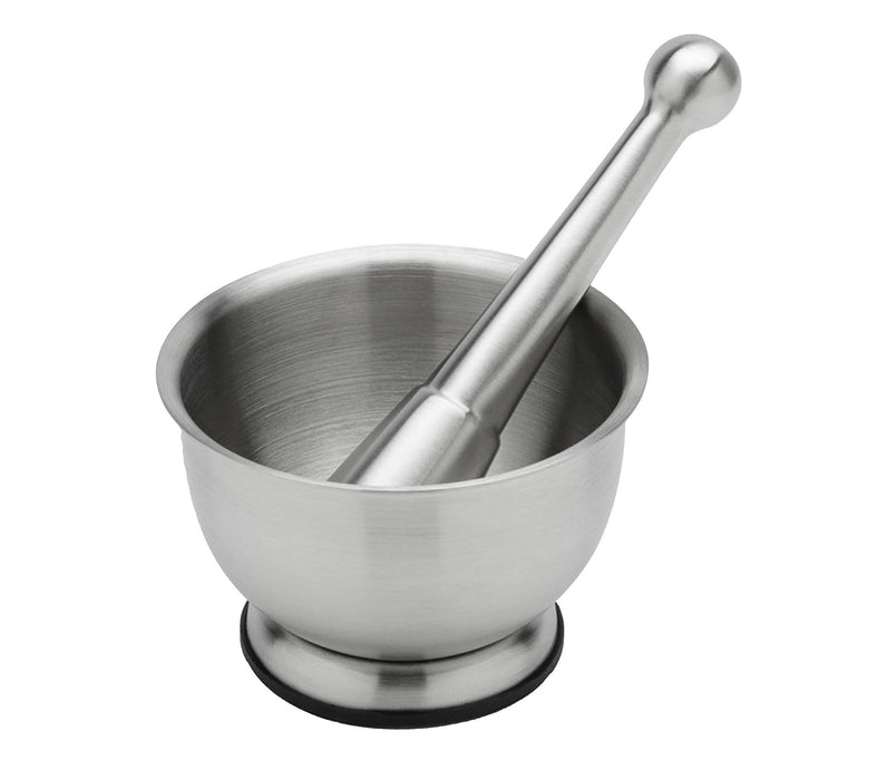 Foxrun Stainless Steel Mortar and Pestle - Bear Country Kitchen