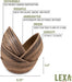 Lexa Salad Bowl Set Black 12"/10"/8" - Bear Country Kitchen