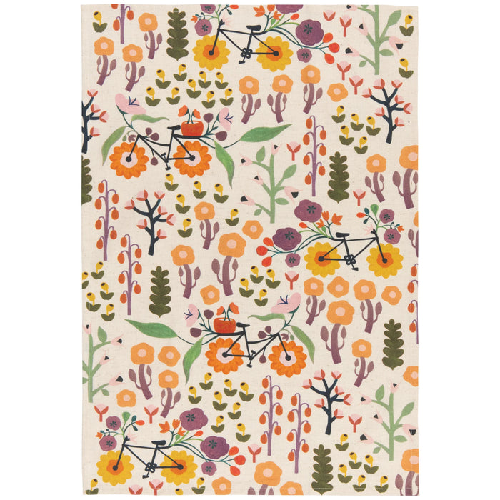 Danica Studio Linen Blend Dishtowel Set Of 2 Petal Power - Bear Country Kitchen