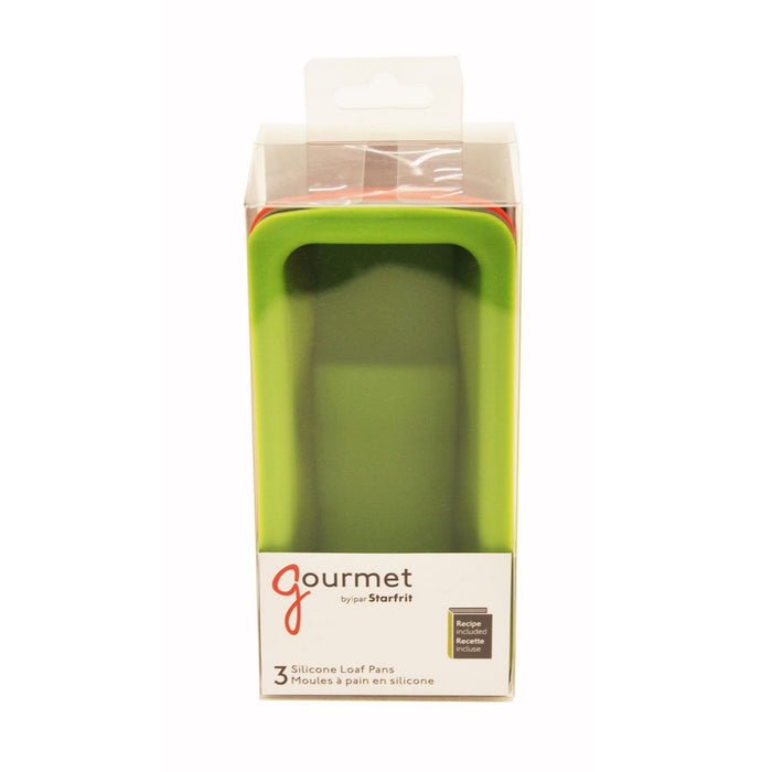 Starfrit Gourmet Silicone Mini Loaf Pans Set Of 3 - Bear Country Kitchen