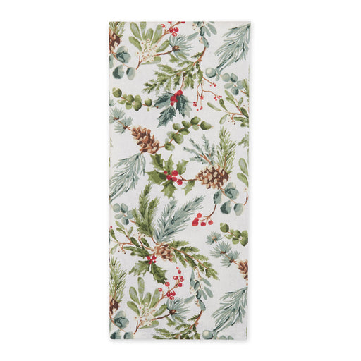 Design Imports Printed Dishtowel - Holiday Sprigs - Bear Country Kitchen
