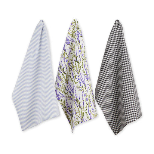 Design Home Dishtowels Set of 3 - Lavendar Fields - Bear Country Kitchen