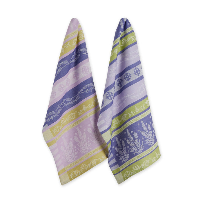 Design Imports Jacquard Tea Towel Provence Lavender - Bear Country Kitchen