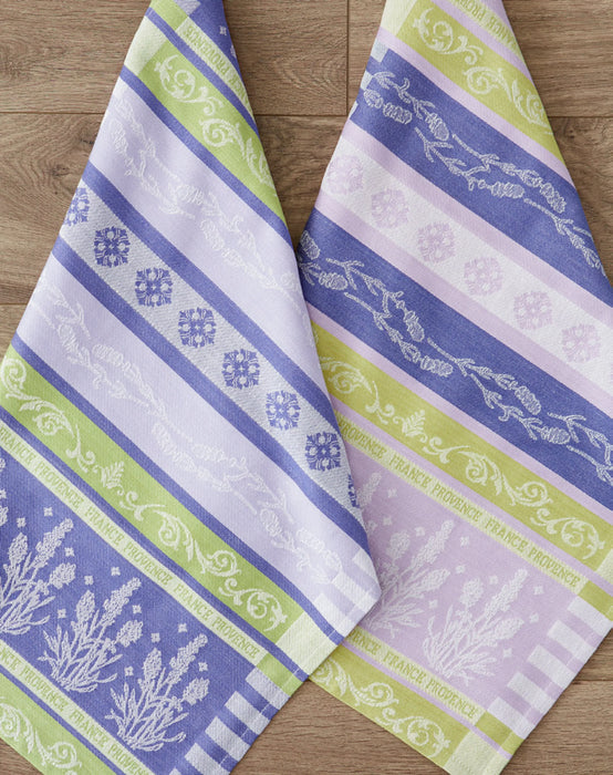 Design Imports Jacquard Tea Towel Provence Lavender - Bear Country Kitchen