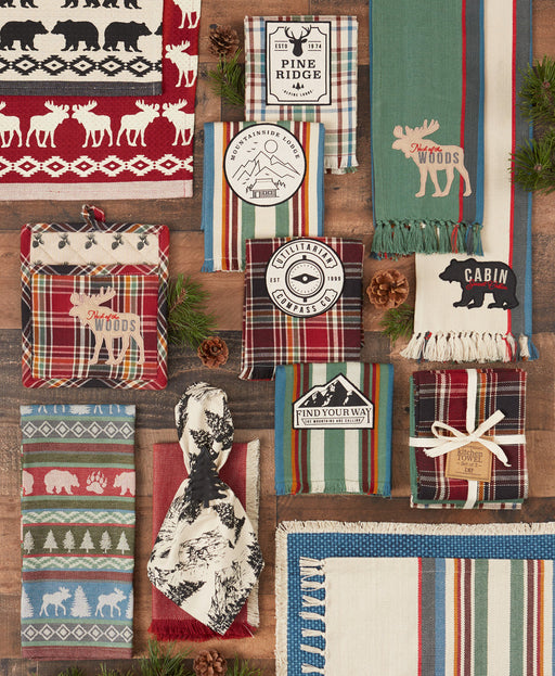 Design Imports Printed Tea Towel - Great Outdoors - Bear Country Kitchen