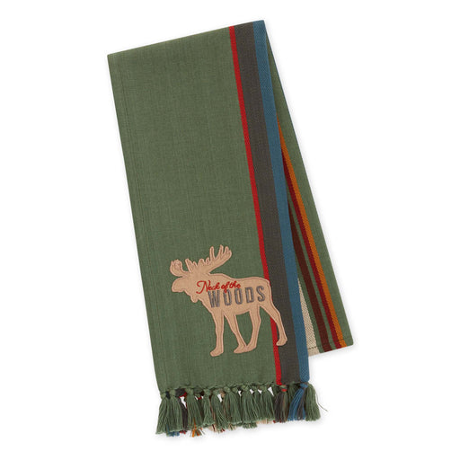 Design Imports Embellished Tea Towel Pine Creek Moose - Bear Country Kitchen