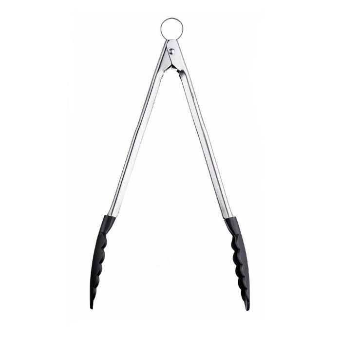 Cuisipro Silicone Tongs Black 12" - Bear Country Kitchen