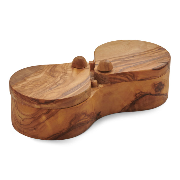 Berard Olive Wood Salt Keeper Double