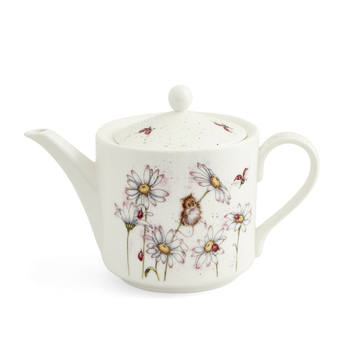 Wrendale Large Teapot - Oops a Daisy 950ML - Bear Country Kitchen