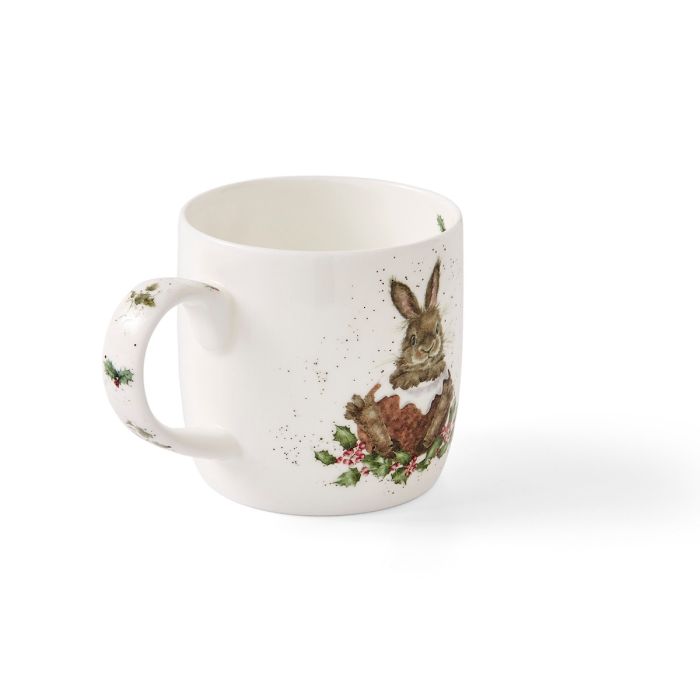 Wrendale Small Mug Merry Little XMas (Bunny) - Bear Country Kitchen