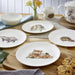 Wrendale Coupe Plate 8"  Set of 4 Badger, Hedgehog, Fox, Owl - Bear Country Kitchen