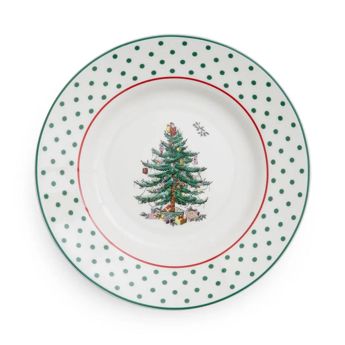 Spode Christmas Tree Tidbit Plates Set Of 4 - Bear Country Kitchen