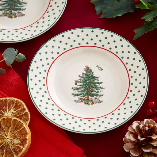 Spode Christmas Tree Tidbit Plates Set Of 4 - Bear Country Kitchen