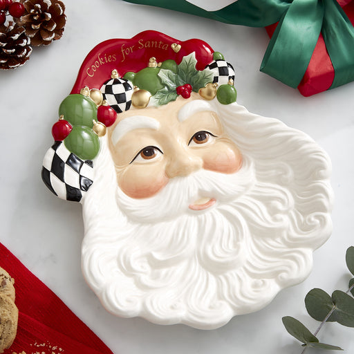 Spode Cookies for Santa Plate 31.5cm x 25cm - Bear Country Kitchen