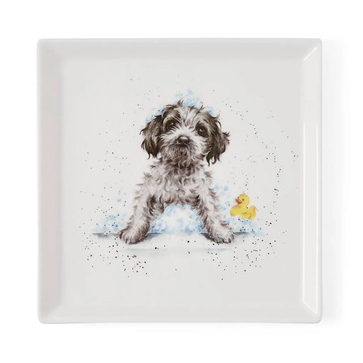 Wrendale Square Plate Dog - Bear Country Kitchen