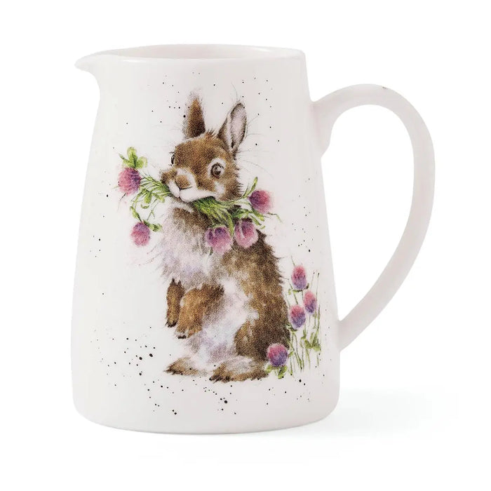 Wrendale Posy Jug - Rabbit Head Clover Heels