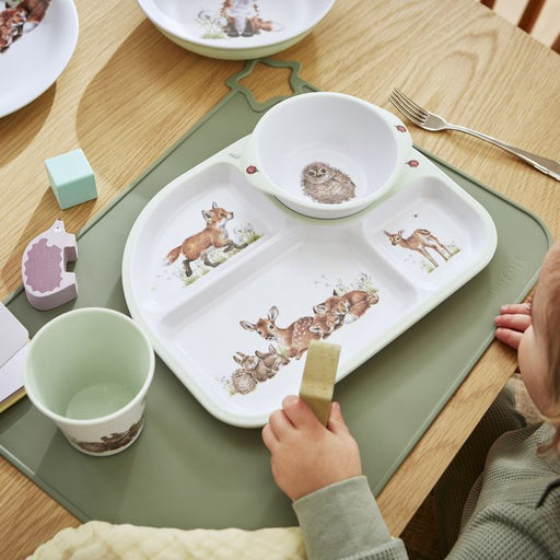 Wrendale Little Wren Divided Plate & Bowl Set - Bear Country Kitchen