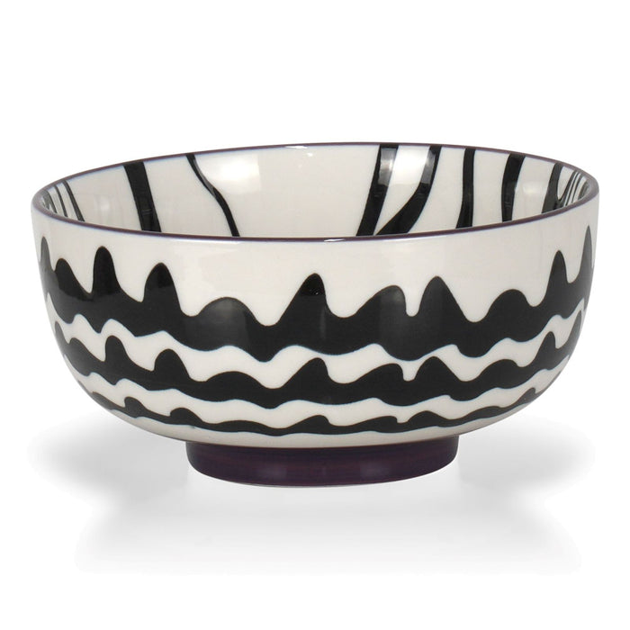Chevron Bowl Black 14CM - Bear Country Kitchen