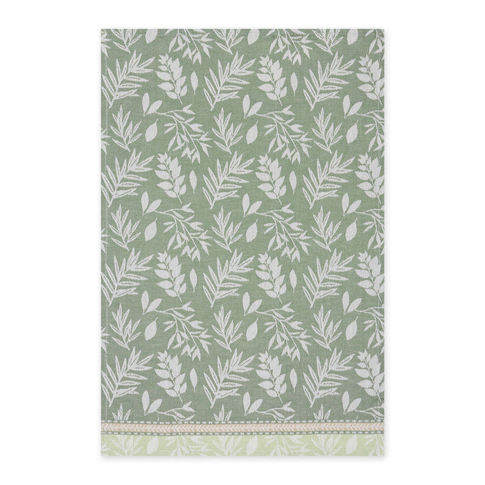 Design Imports Jacquard Dishtowel - Garden Greens - Bear Country Kitchen