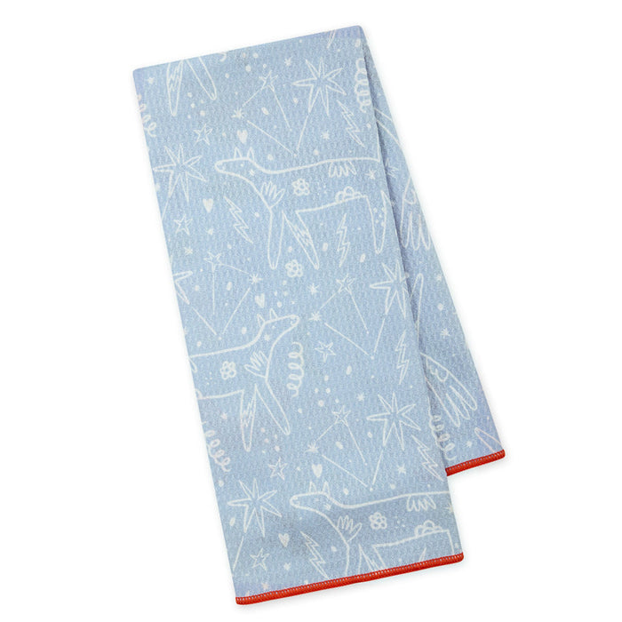 Design Imports Microfibre Dishtowel - Doggy Disco - Bear Country Kitchen