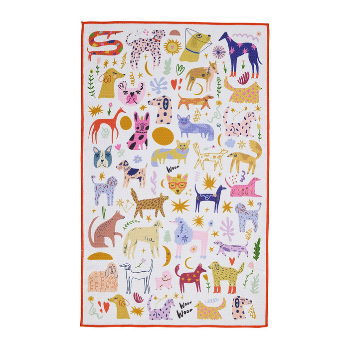 Design Imports Microfibre Dishtowel - Doggy Disco - Bear Country Kitchen