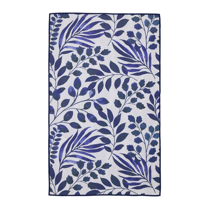 Design Imports Microfibre Dishtowel - Indigo Botanicals - Bear Country Kitchen