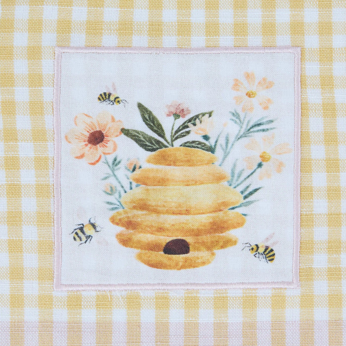 Design Imports Jacquard Tea Towel Bee Hive - Bear Country Kitchen