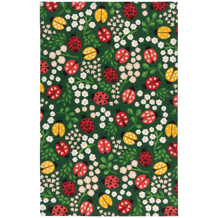 Danica Jubilee Dishtowel Ladybugs - Bear Country Kitchen