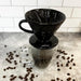 The London Sip Ceramic Coffee Dripper, 1-4 Cup, Black - Bear Country Kitchen
