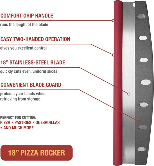 Old Stone Stainless Steel Pizza Rocker - Bear Country Kitchen