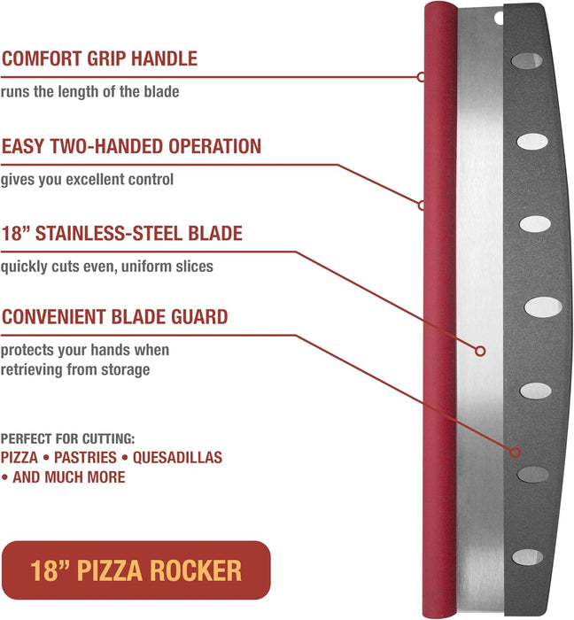 Old Stone Stainless Steel Pizza Rocker - Bear Country Kitchen