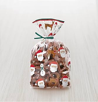 Wilton 20 Standart Treat Bags - Santa - Bear Country Kitchen