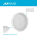 Jarware White Jar Lids Wide Mouth Set Of 4 - Bear Country Kitchen