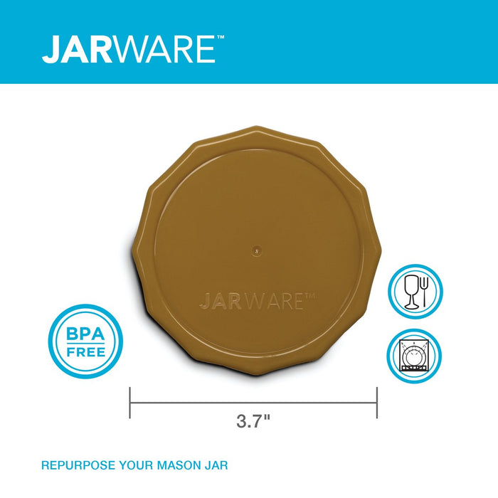 Jarware Multi Color Jar Lids Wide Mouth Set Of 4 - Bear Country Kitchen