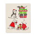 Abbott Set Of 2 Swedish Dishcloths Holiday Dogs - Bear Country Kitchen