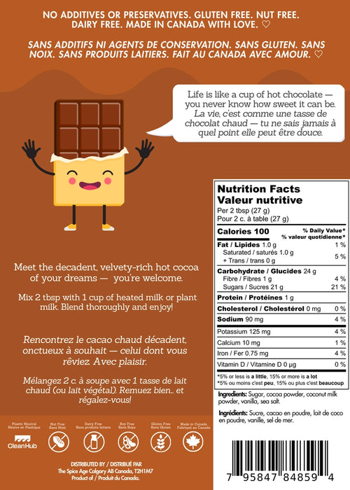 The Spice Age Gourmet Hot Chocolate