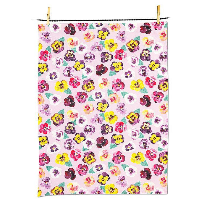 Abbott Kitchen Towel Pansy - Bear Country Kitchen