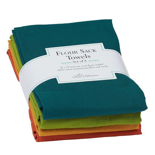 Design Imports Over-Sized Flour Sack Towel Set Of 4 - Bear Country Kitchen