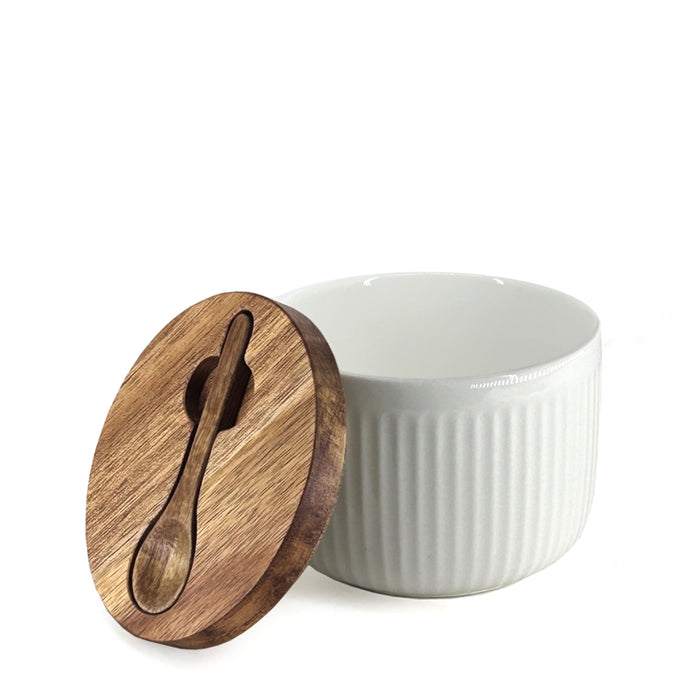BIA Salt Keeper With Spoon - Bear Country Kitchen