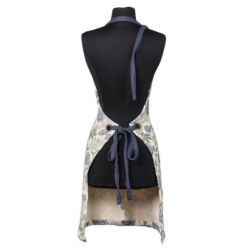Abbott Apron Blue Floral - Bear Country Kitchen