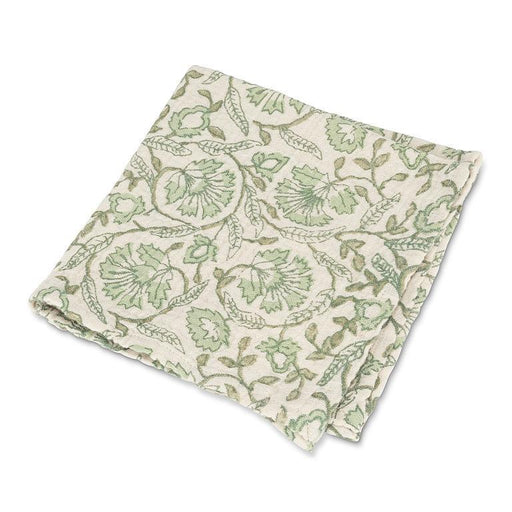 Abbott Cloth Napkin Green Floral - Bear Country Kitchen