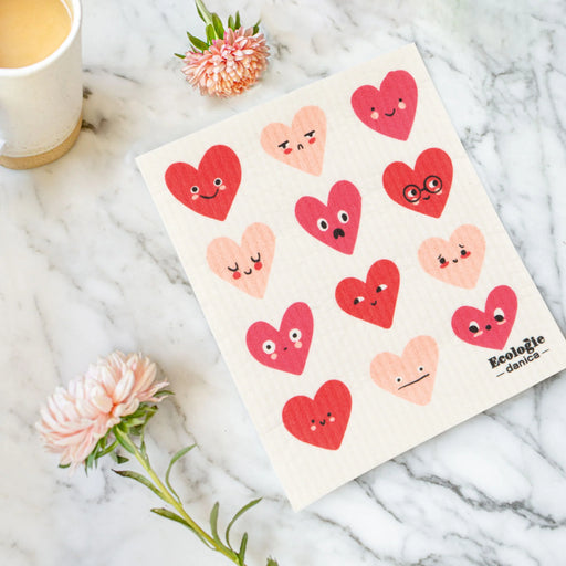 Danica Now Designs Swedish Dish Cloth Heart To Heart - Bear Country Kitchen