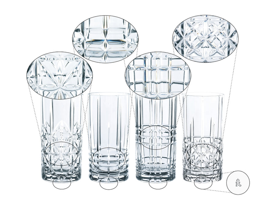 Nachtmann Highland Long Drink Glass Set Of 4 - Bear Country Kitchen